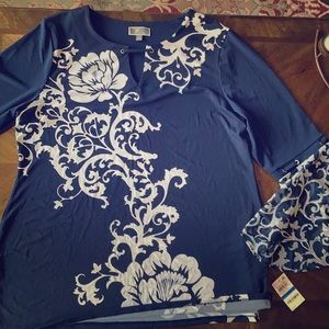 JM Collection Brand New Island Blouse